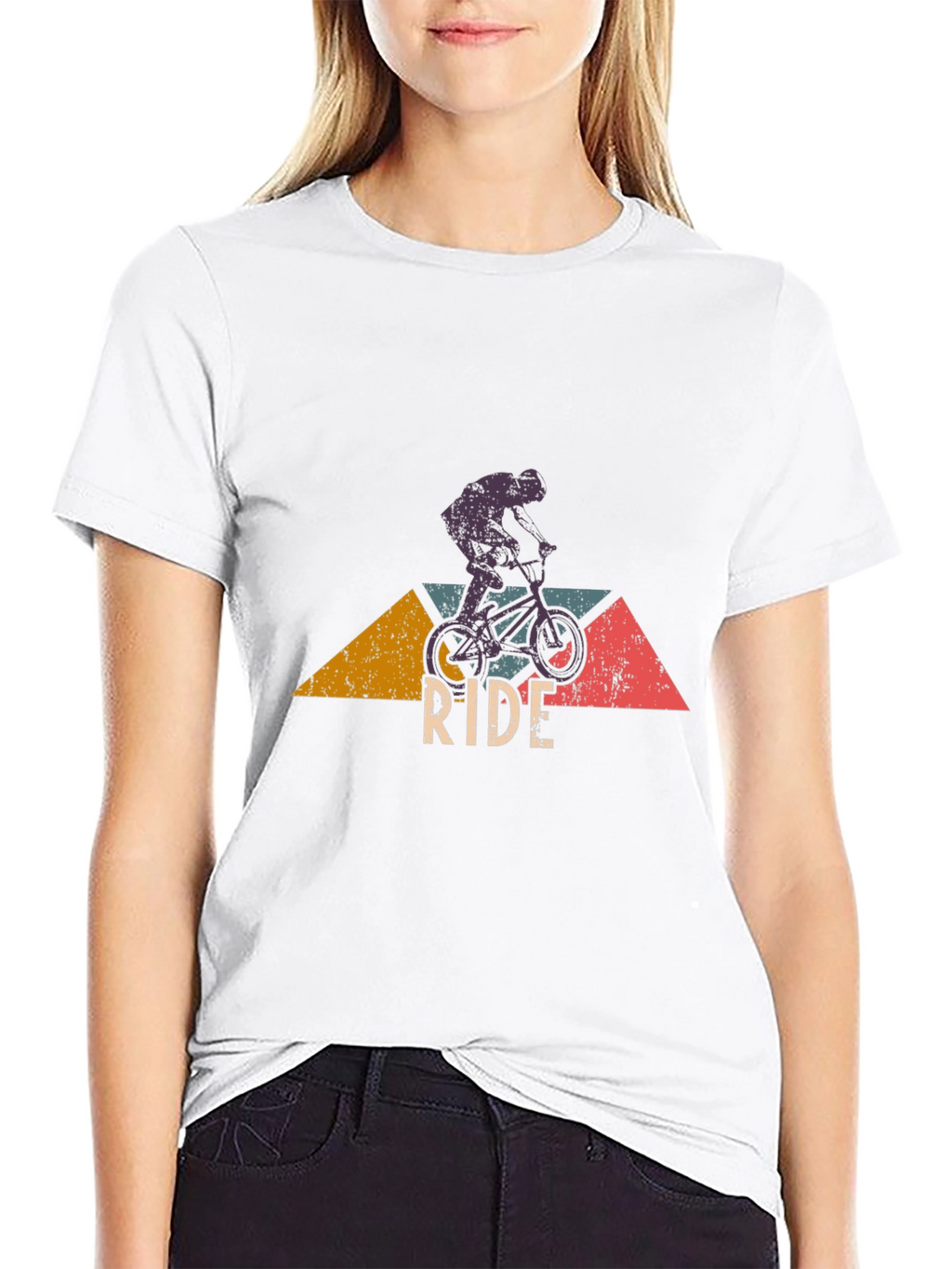 Ride BMX Graphic Tee - Black Cotton Blend