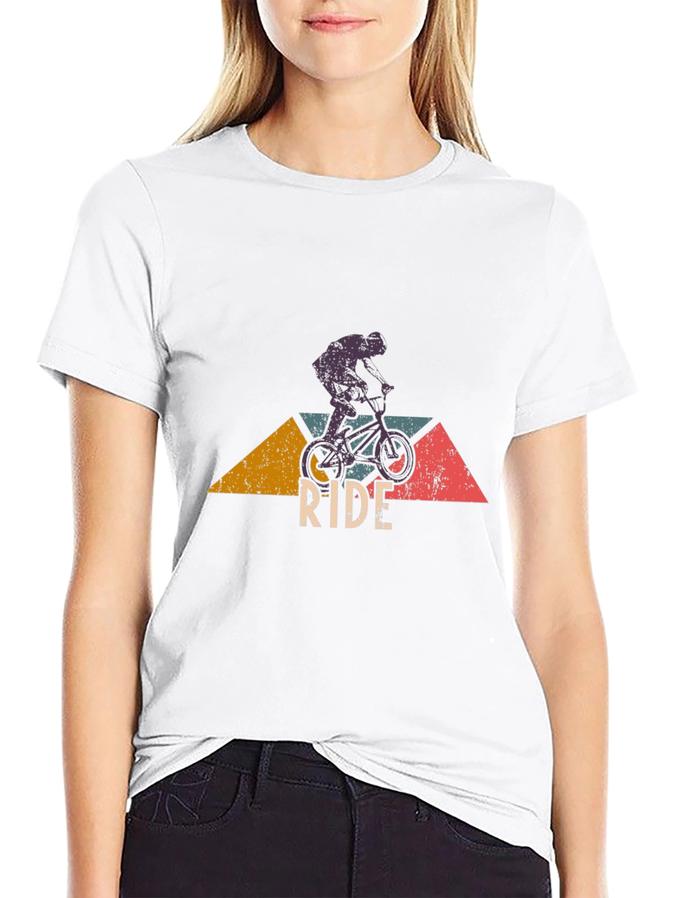 Ride BMX Graphic Tee - Black Cotton Blend