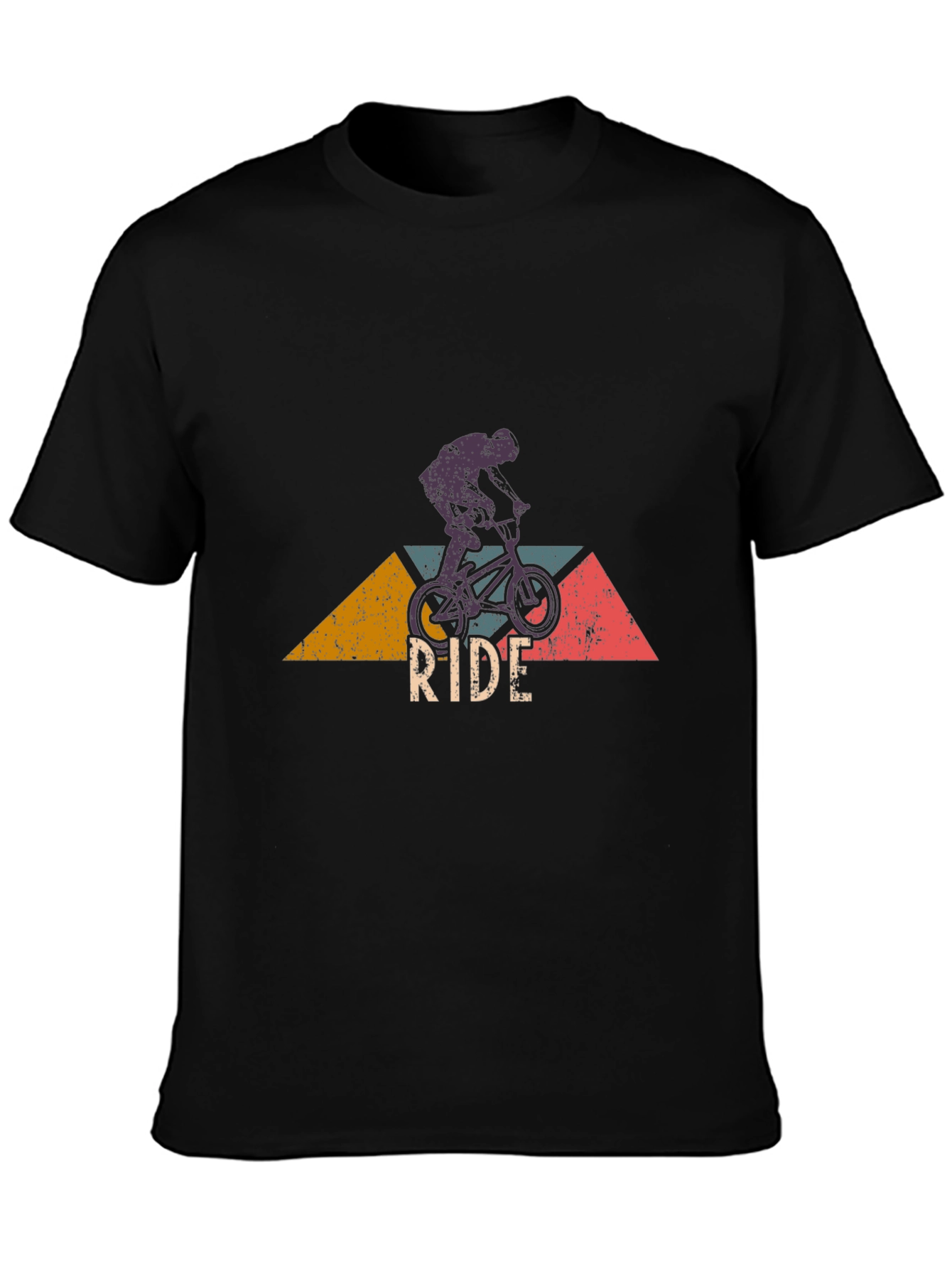 Ride BMX Graphic Tee - Black Cotton Blend