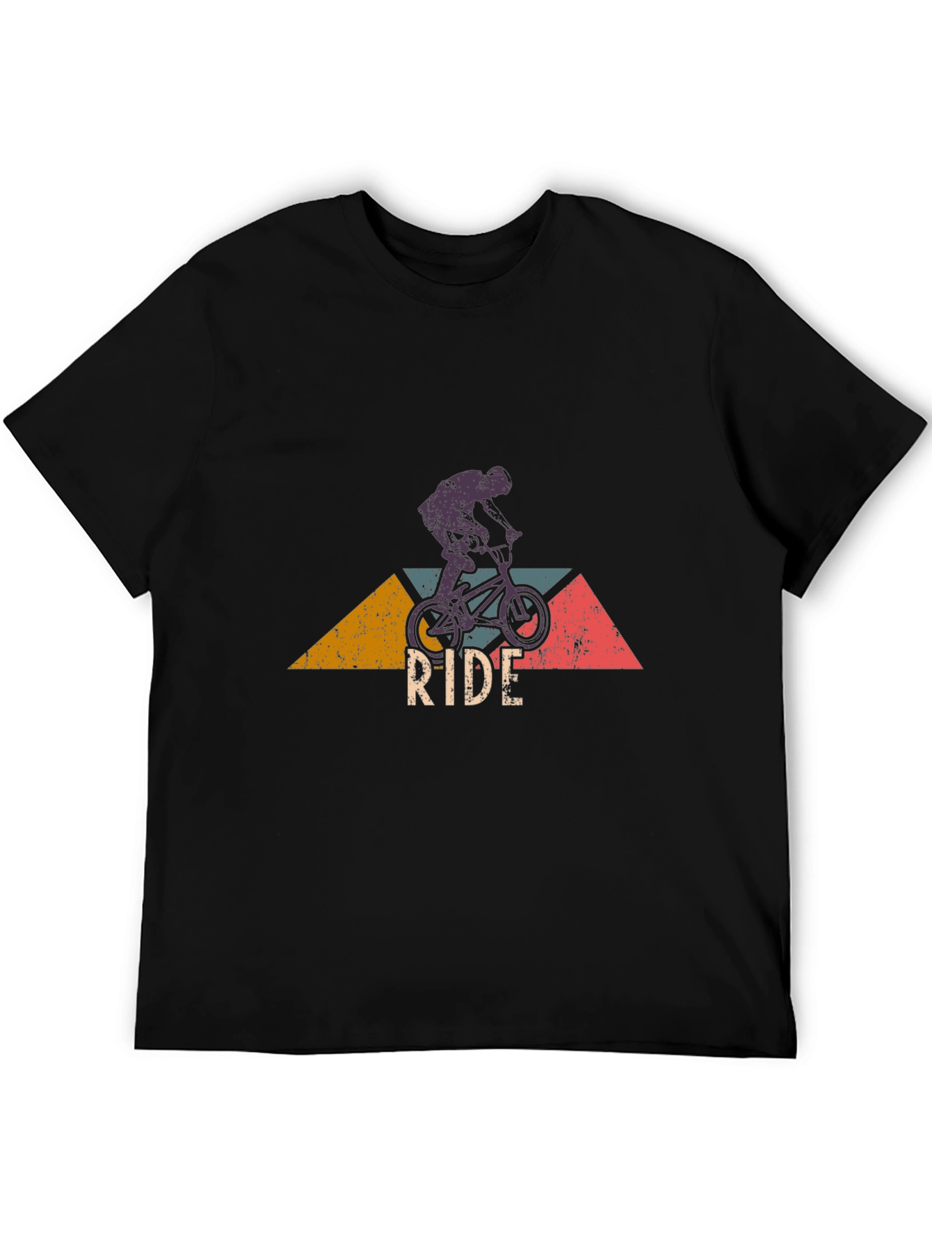 Ride BMX Graphic Tee - Black Cotton Blend