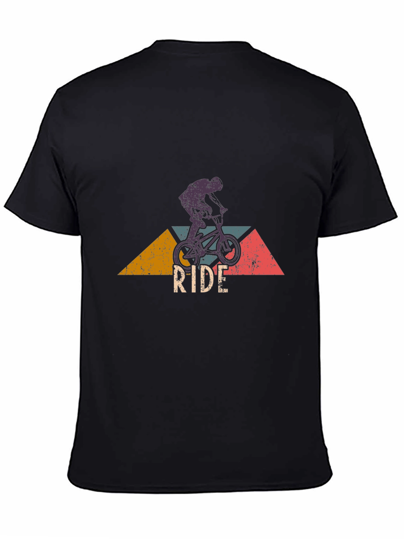 Ride BMX Graphic Tee - Black Cotton Blend