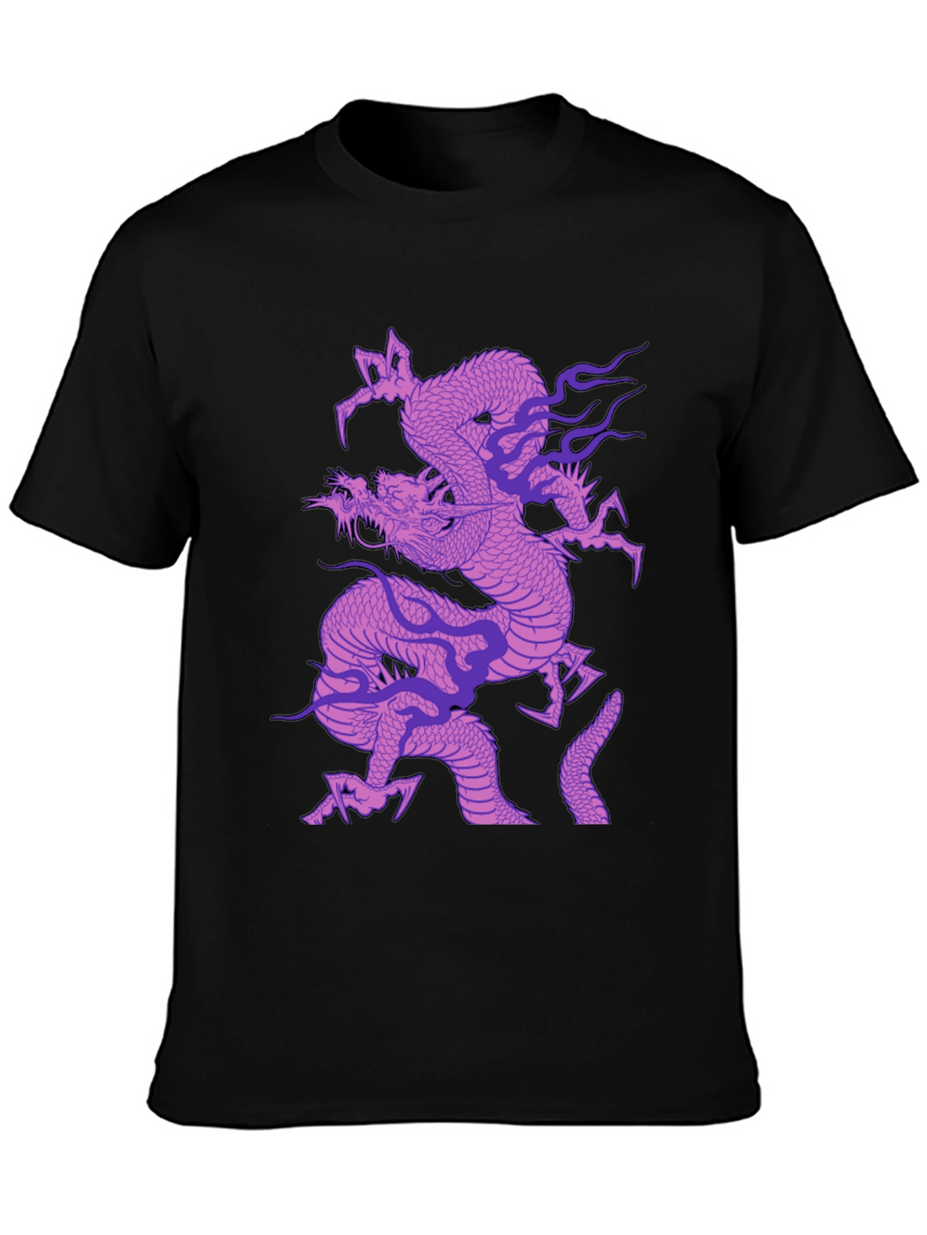 Dragon Graphic T-Shirt - Mens Black Tee