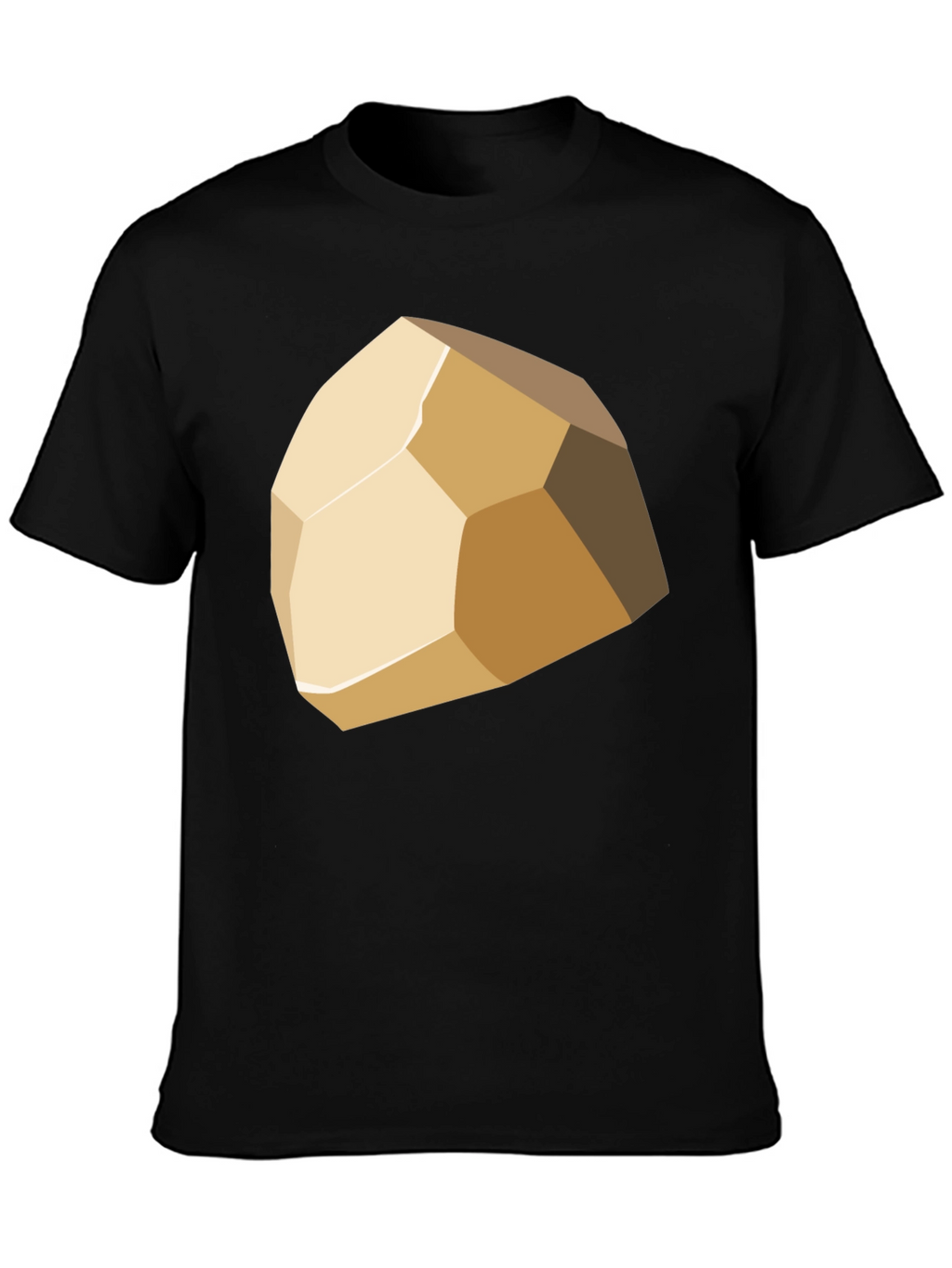 Geometric Stone Graphic Tee - Stylish Casual Wear