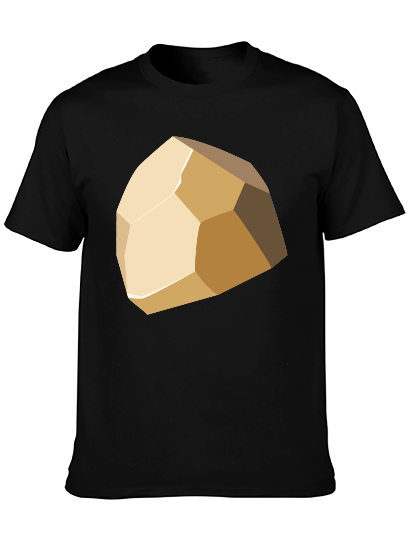 Geometric Stone Graphic Tee - Stylish Casual Wear