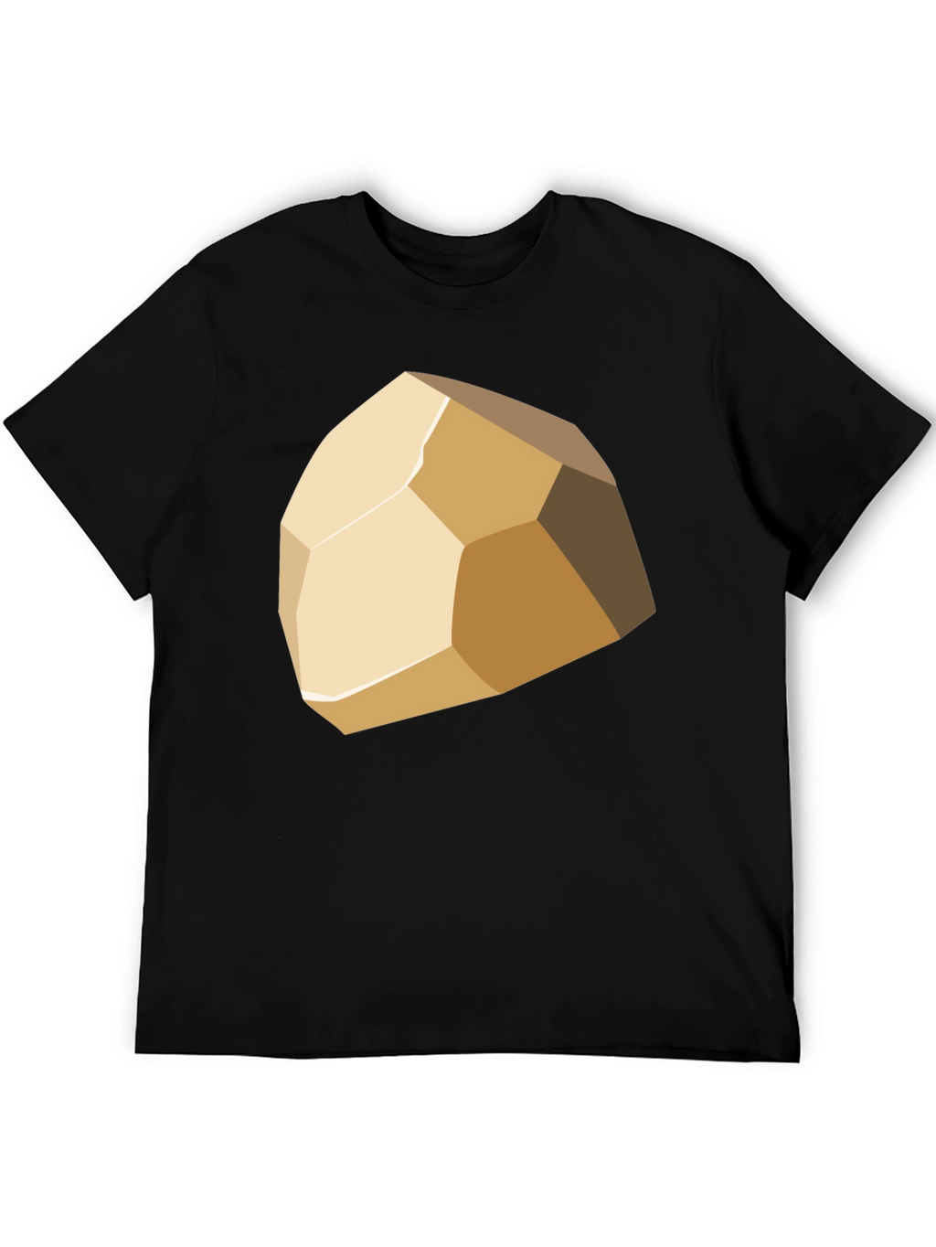 Geometric Stone Graphic Tee - Stylish Casual Wear