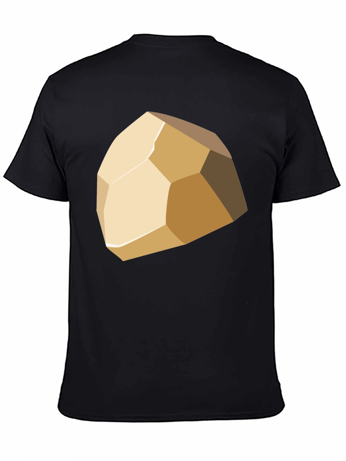 Geometric Stone Graphic Tee - Stylish Casual Wear