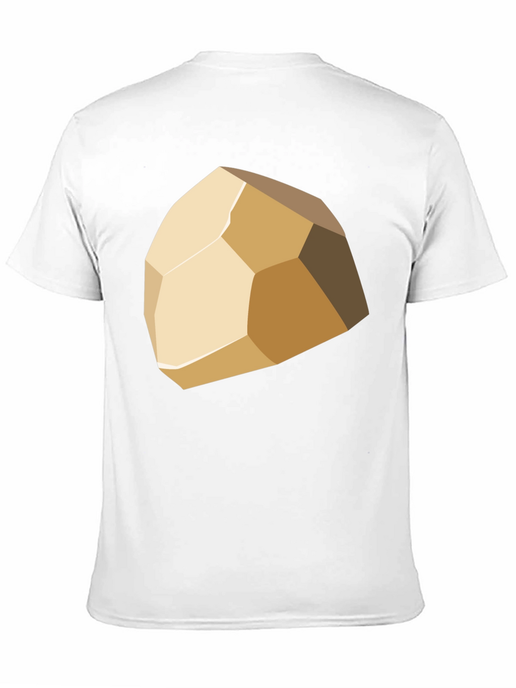 Geometric Stone Graphic Tee - Stylish Casual Wear