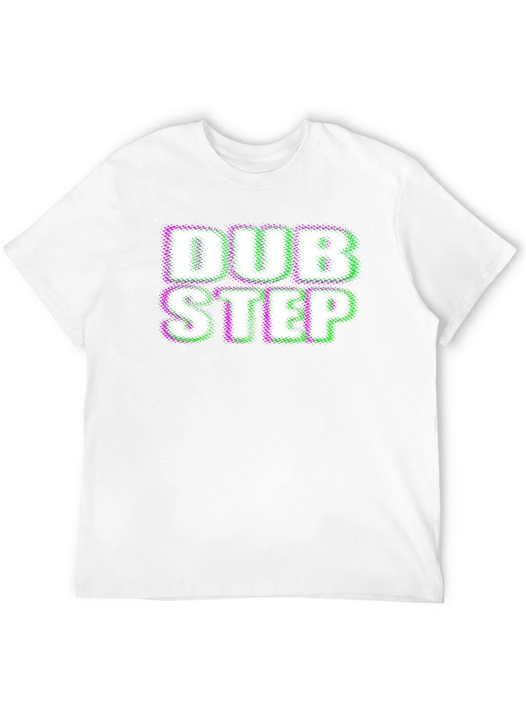 Dubstep Glitch Effect Black T-Shirt