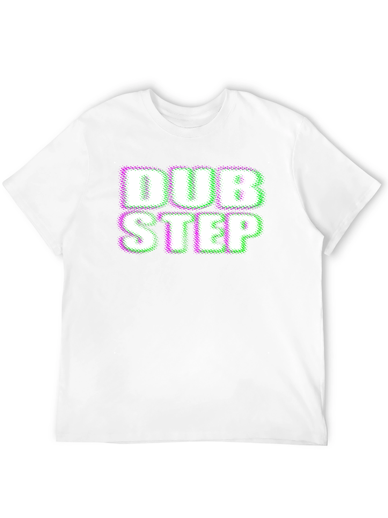 Dubstep Glitch Effect Black T-Shirt