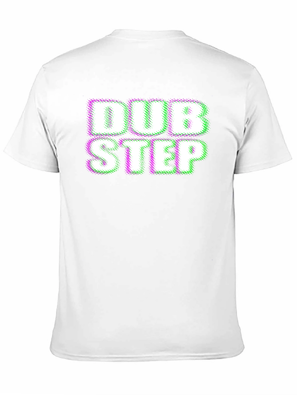 Dubstep Glitch Effect Black T-Shirt