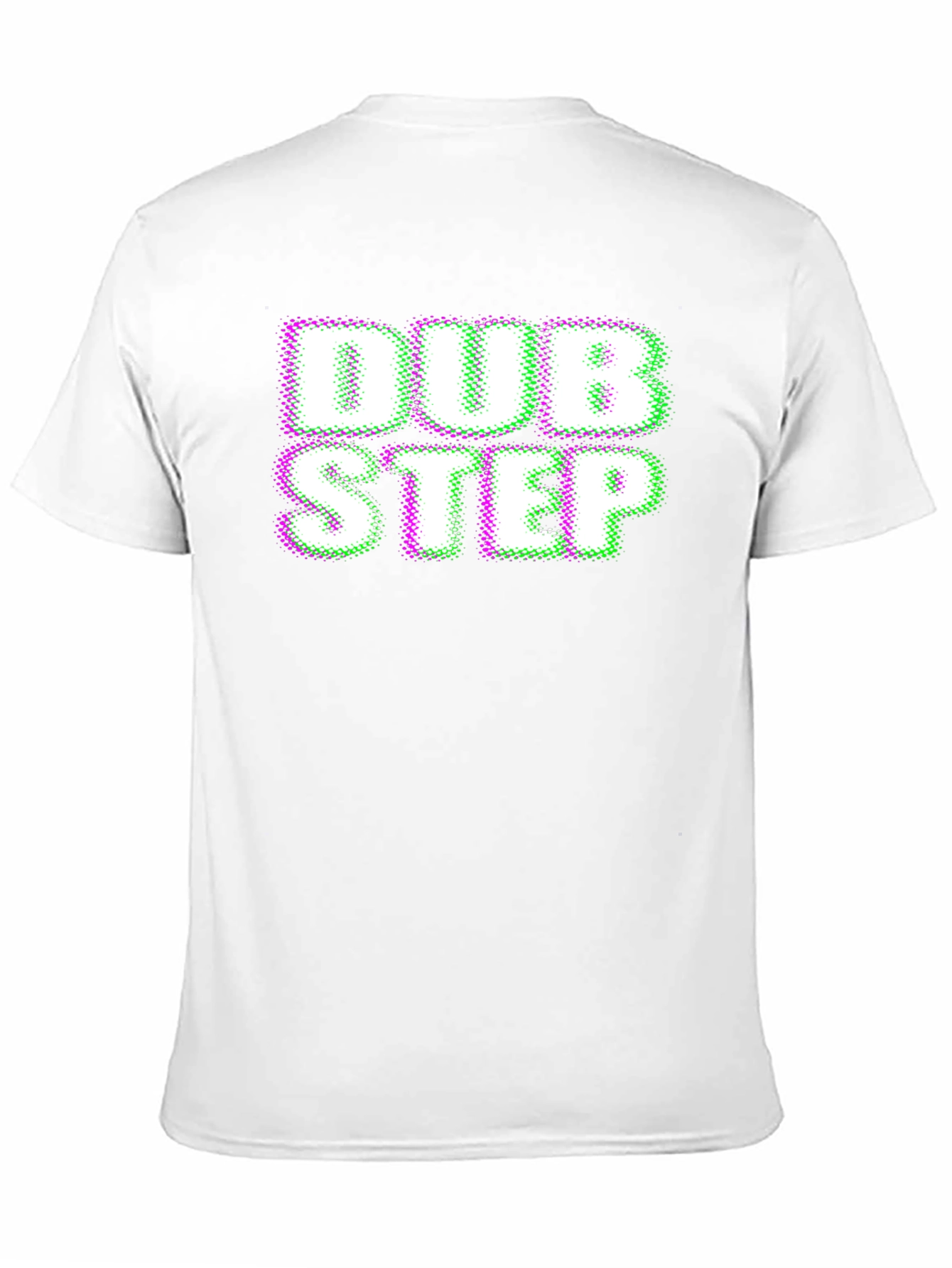 Dubstep Glitch Effect Black T-Shirt