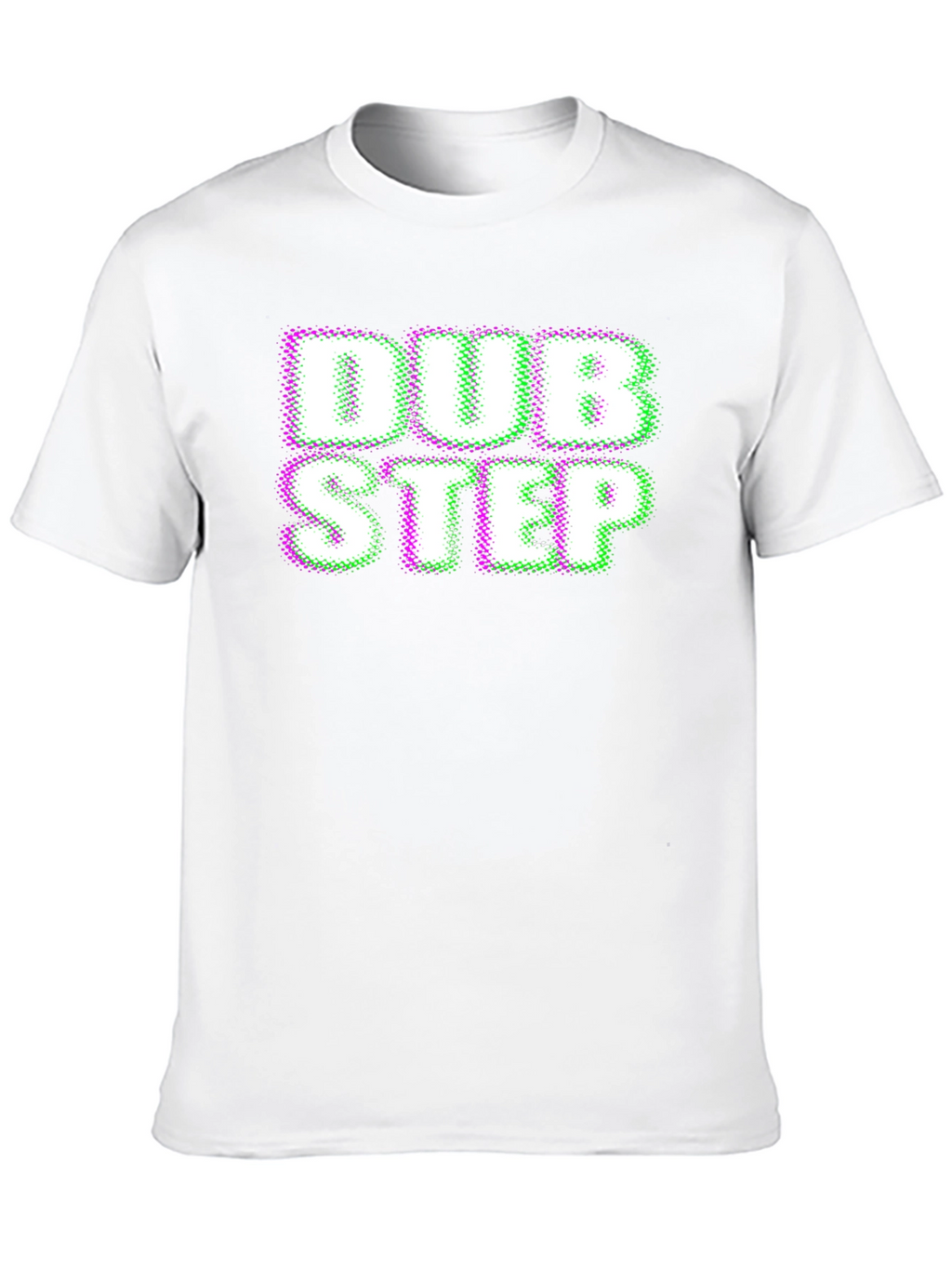 Dubstep Glitch Effect Black T-Shirt