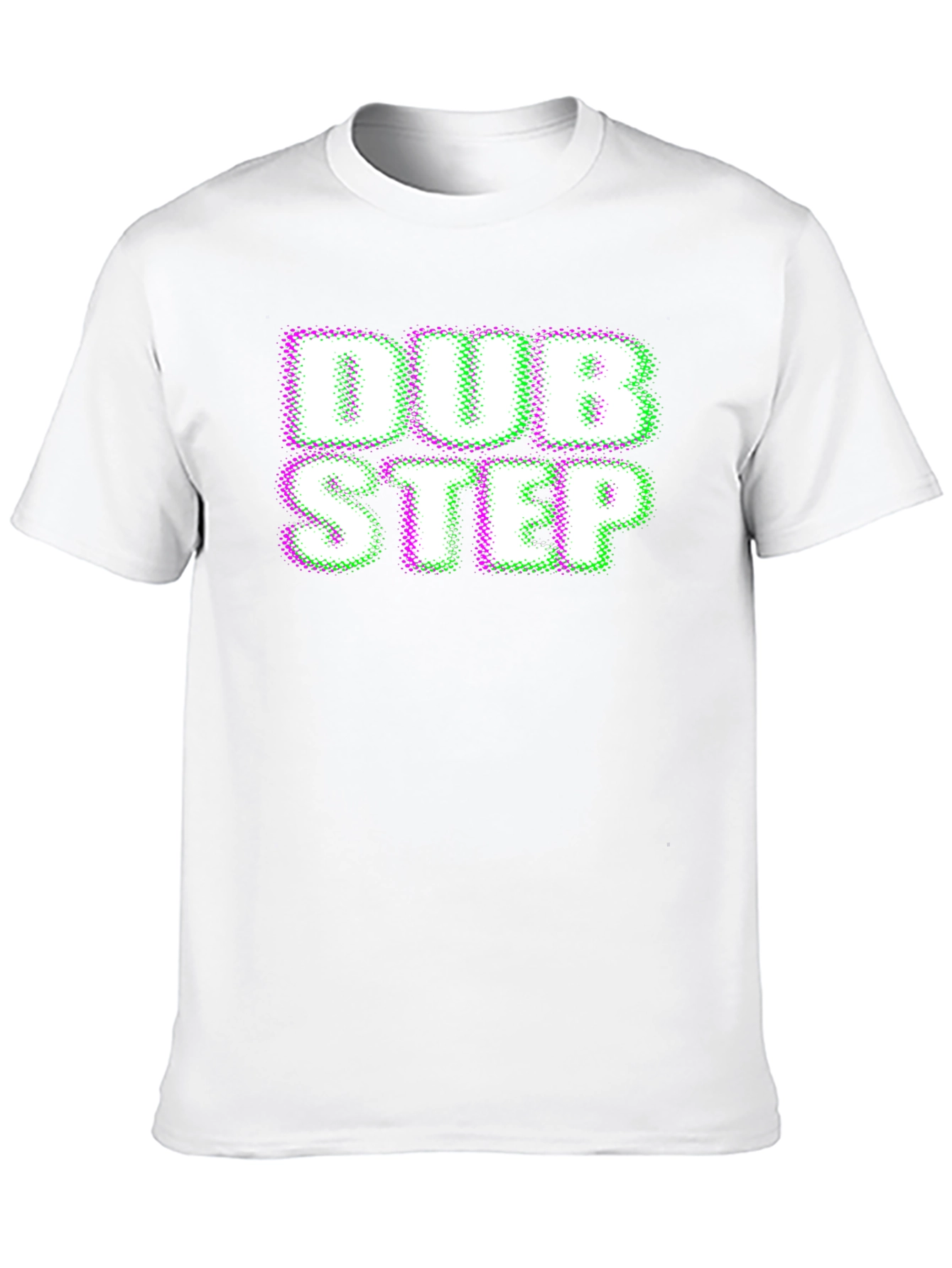Dubstep Glitch Effect Black T-Shirt