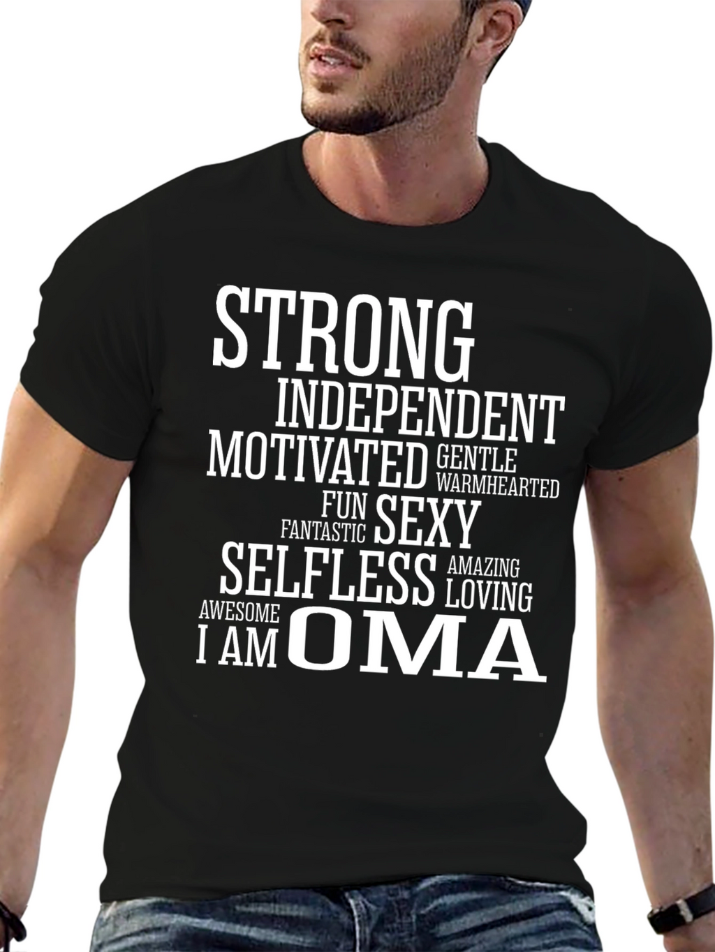 Strong Oma Graphic T-Shirt
