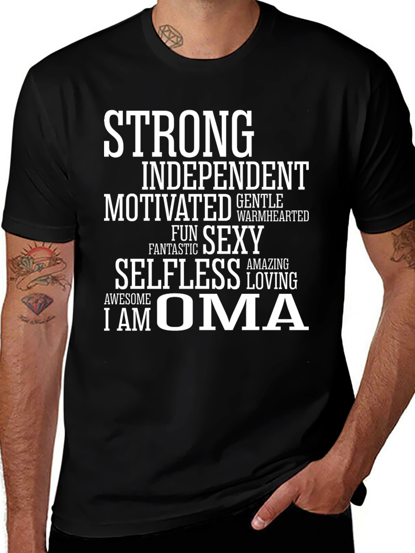 Strong Oma Graphic T-Shirt
