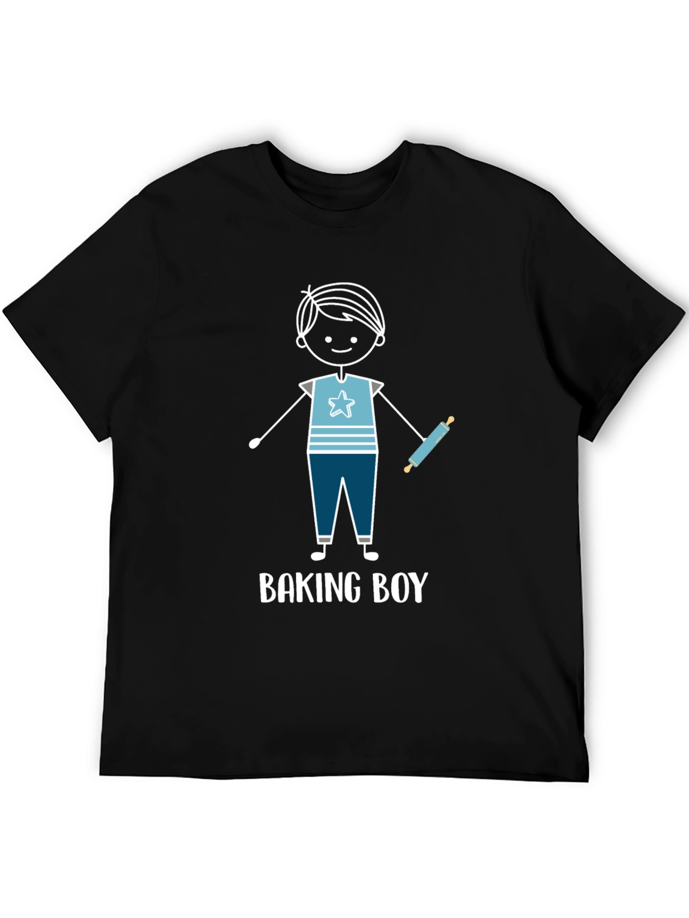 Baking Boy Graphic Tee - Cute Baker Design