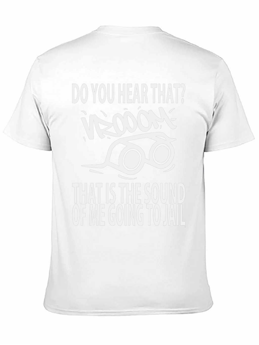Vroom Going to Jail Black Graphic Tee