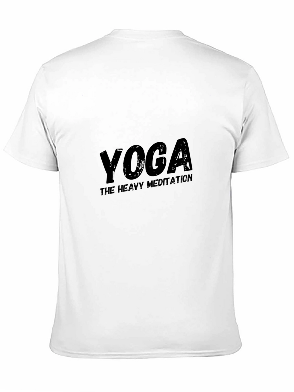 Yoga The Heavy Meditation Black T-Shirt