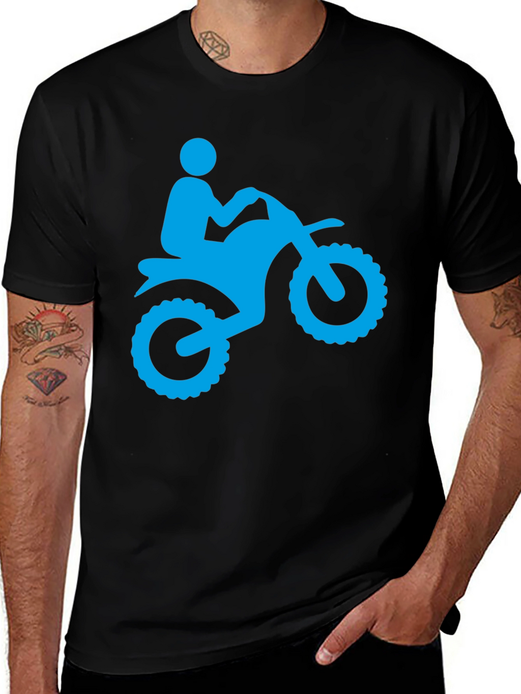 Motorcycle Rider Graphic T-Shirt