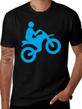 Motorcycle Rider Graphic T-Shirt