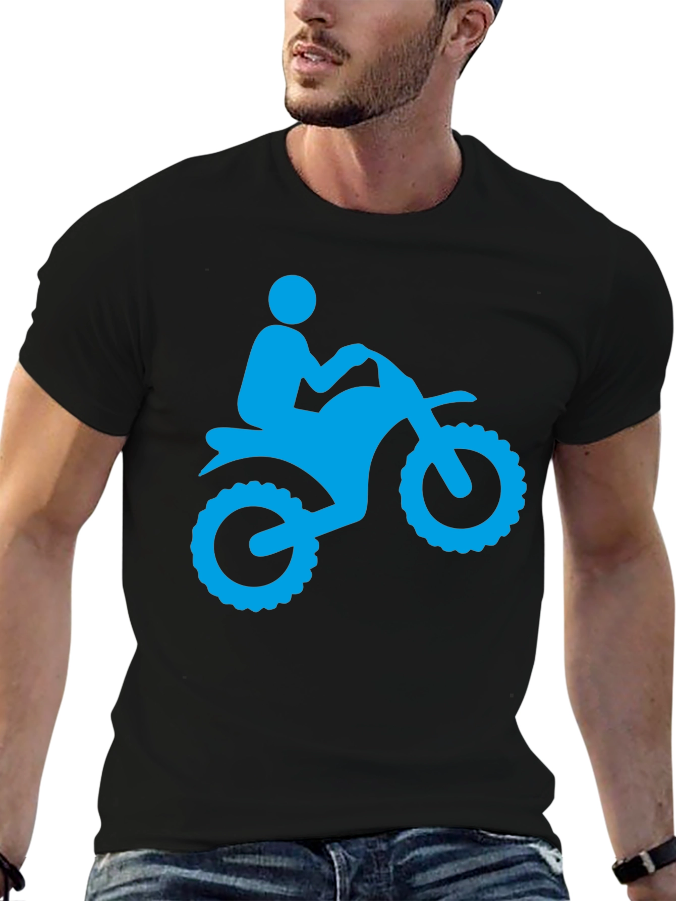 Motorcycle Rider Graphic T-Shirt