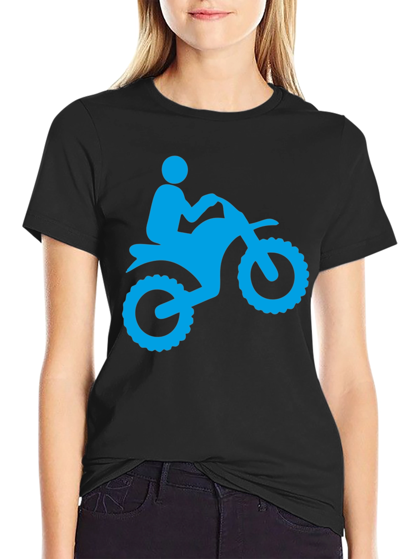 Motorcycle Rider Graphic T-Shirt