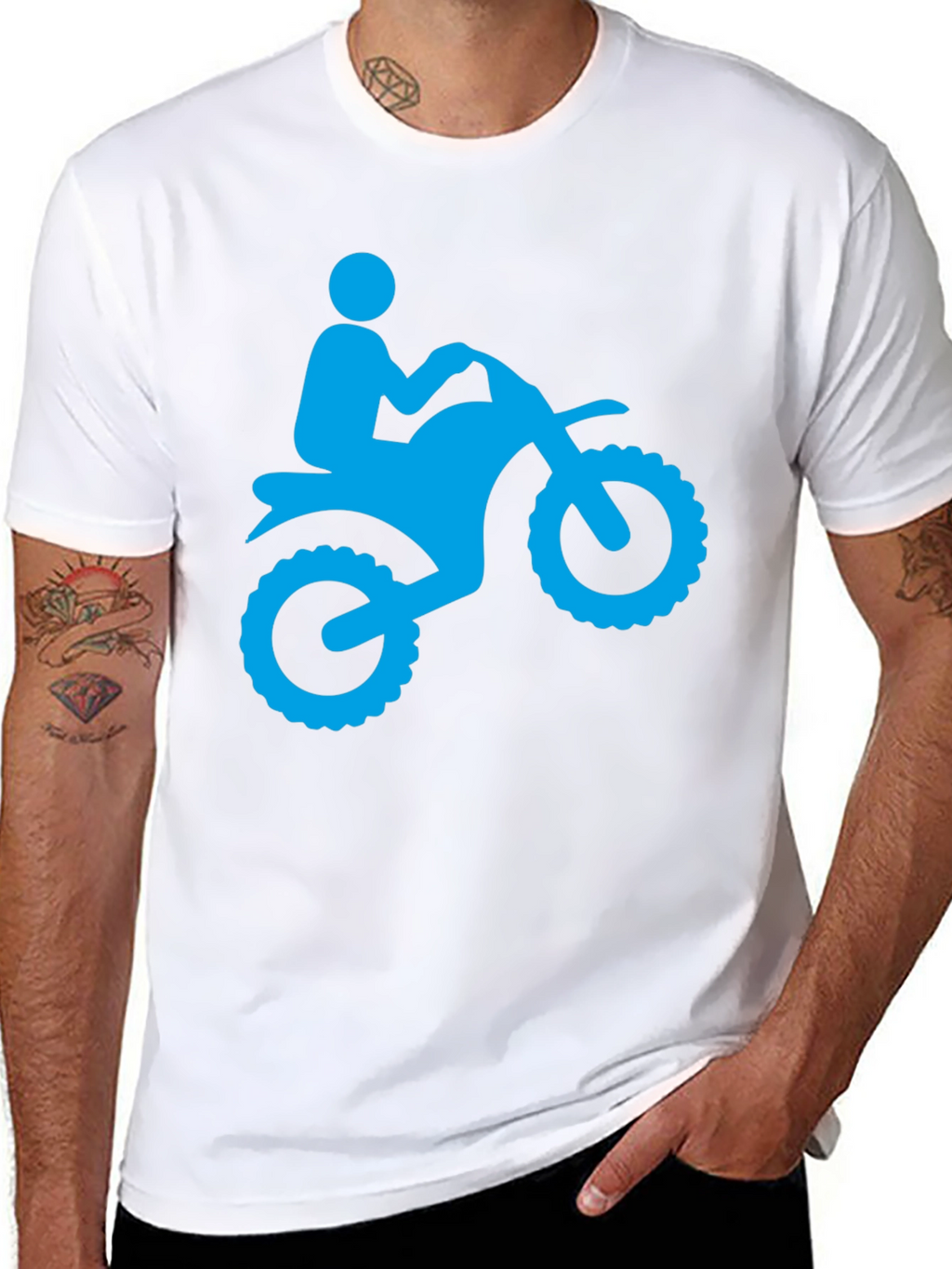 Motorcycle Rider Graphic T-Shirt