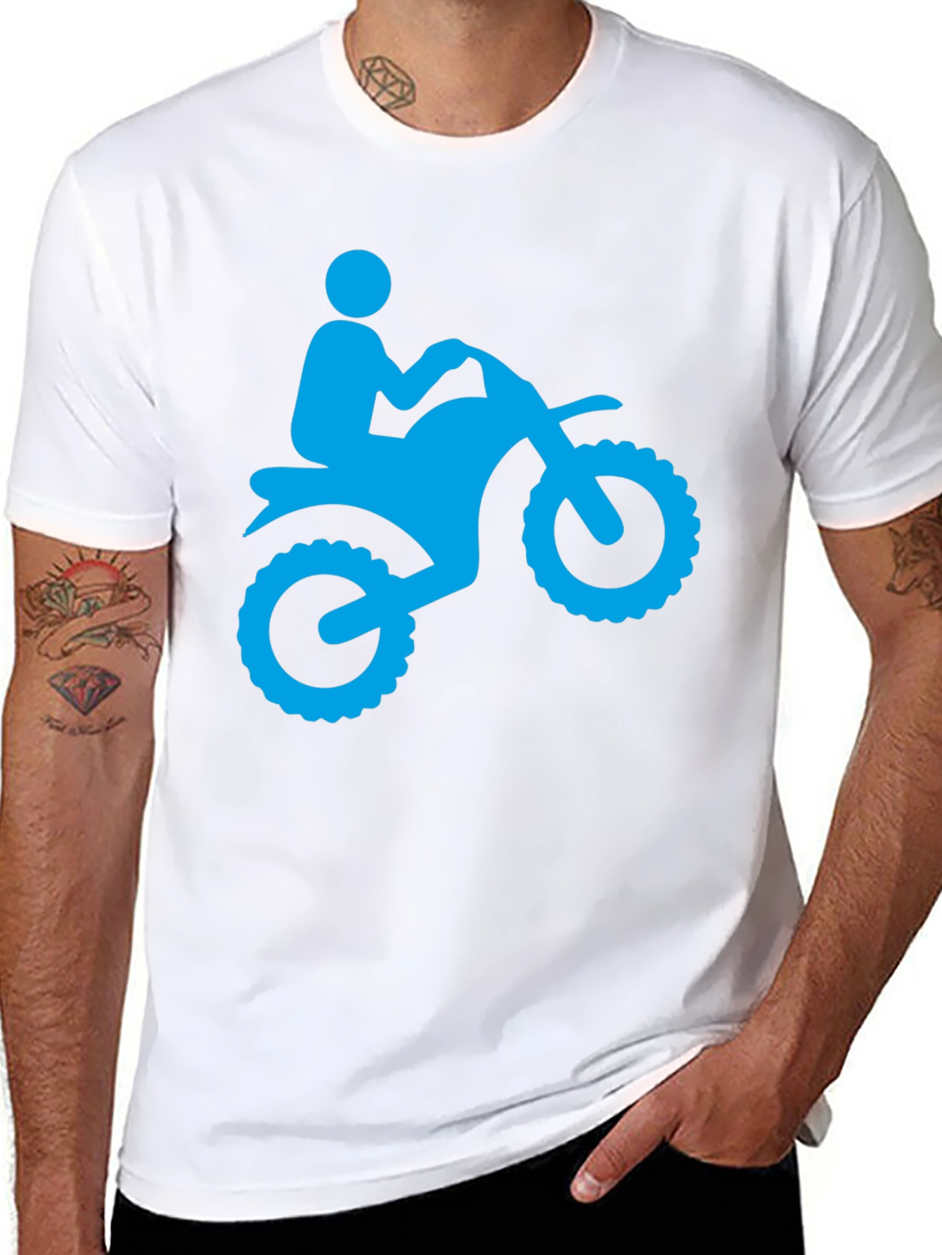 Motorcycle Rider Graphic T-Shirt