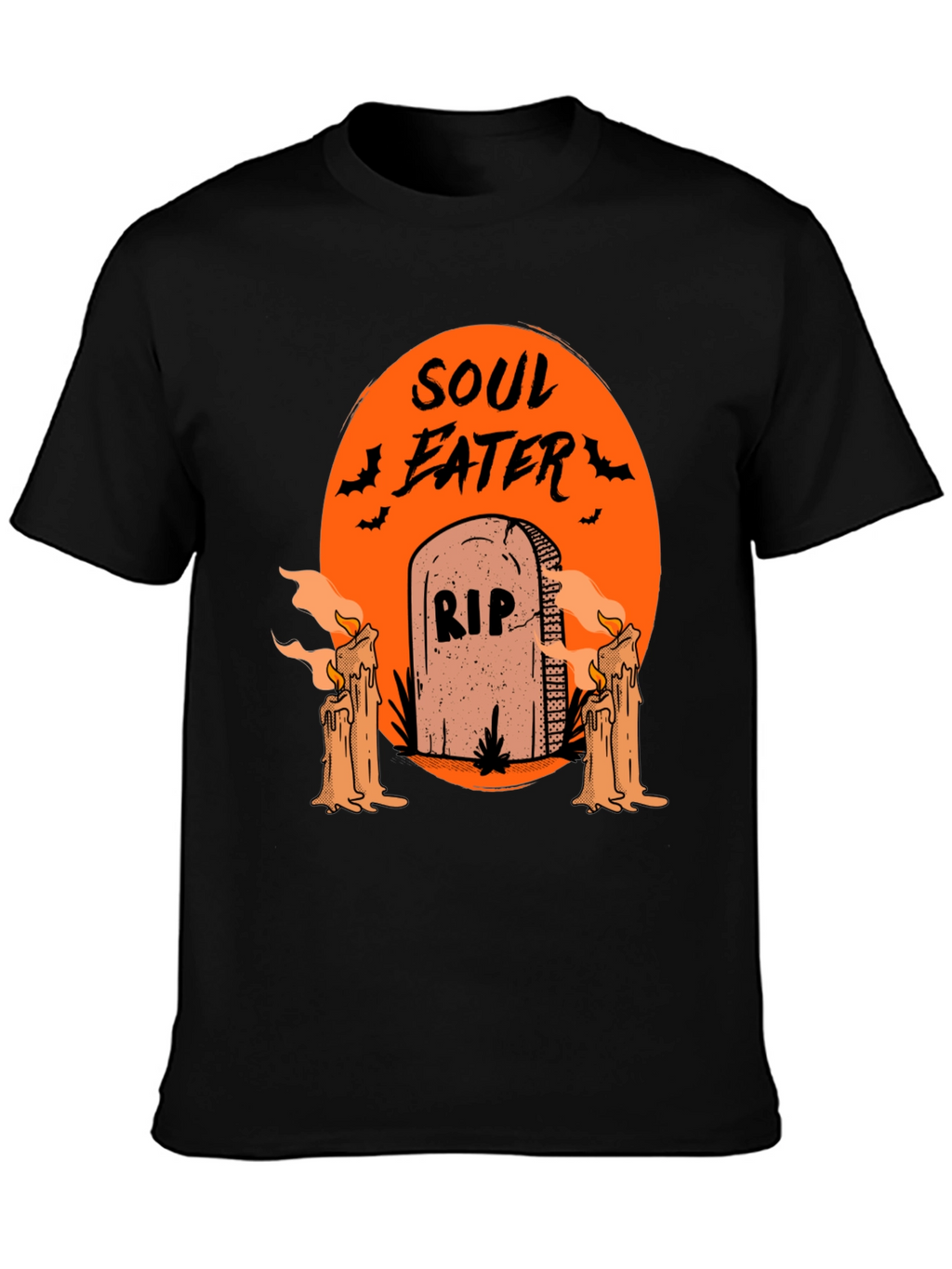 Soul Eater Halloween T-Shirt - RIP Tombstone