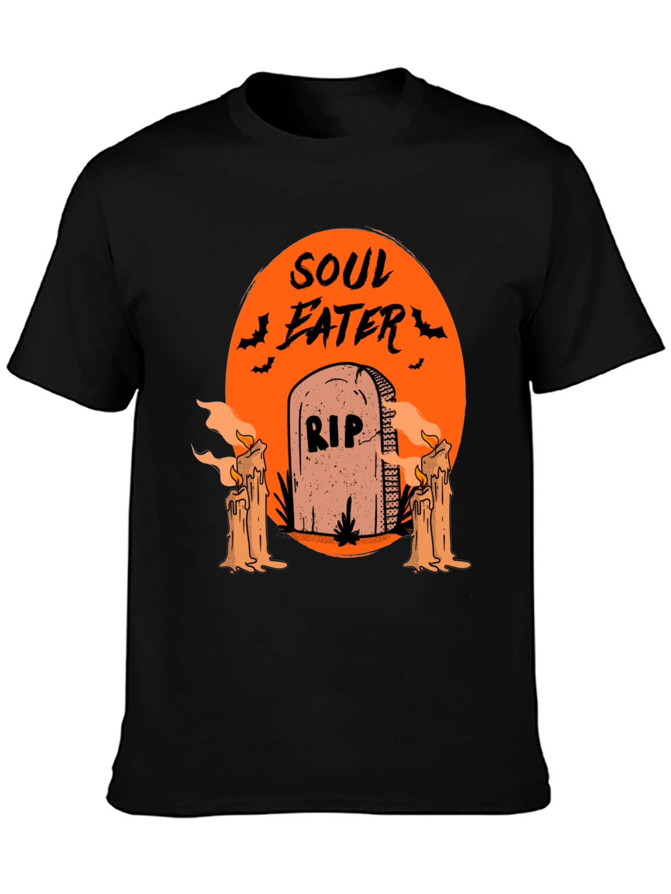 Soul Eater Halloween T-Shirt - RIP Tombstone