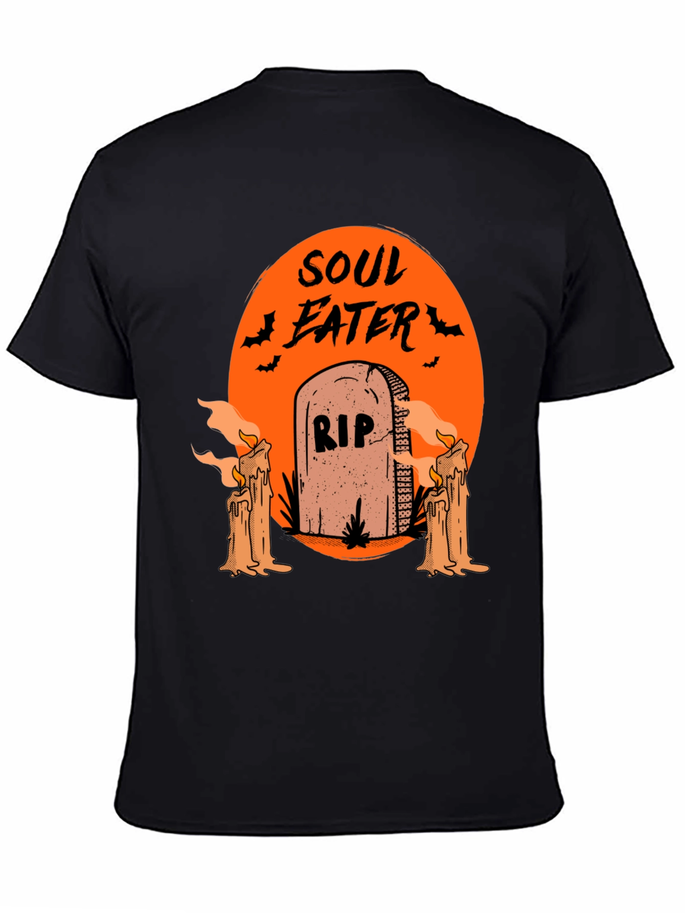 Soul Eater Halloween T-Shirt - RIP Tombstone