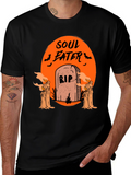 Soul Eater Halloween T-Shirt - RIP Tombstone