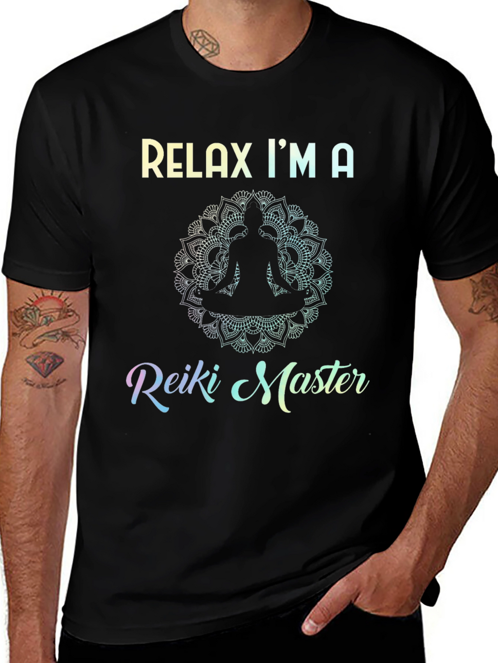 Relax Im a Reiki Master Graphic T-Shirt