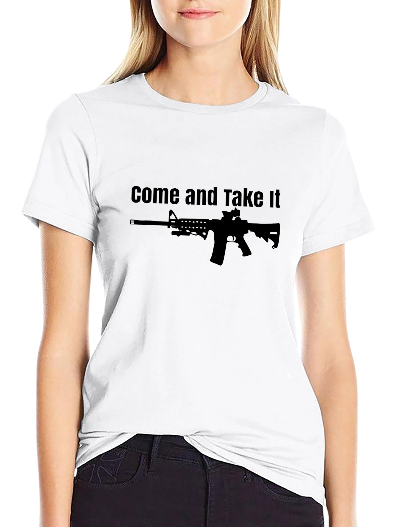 Come and Take It AR-15 Black T-Shirt