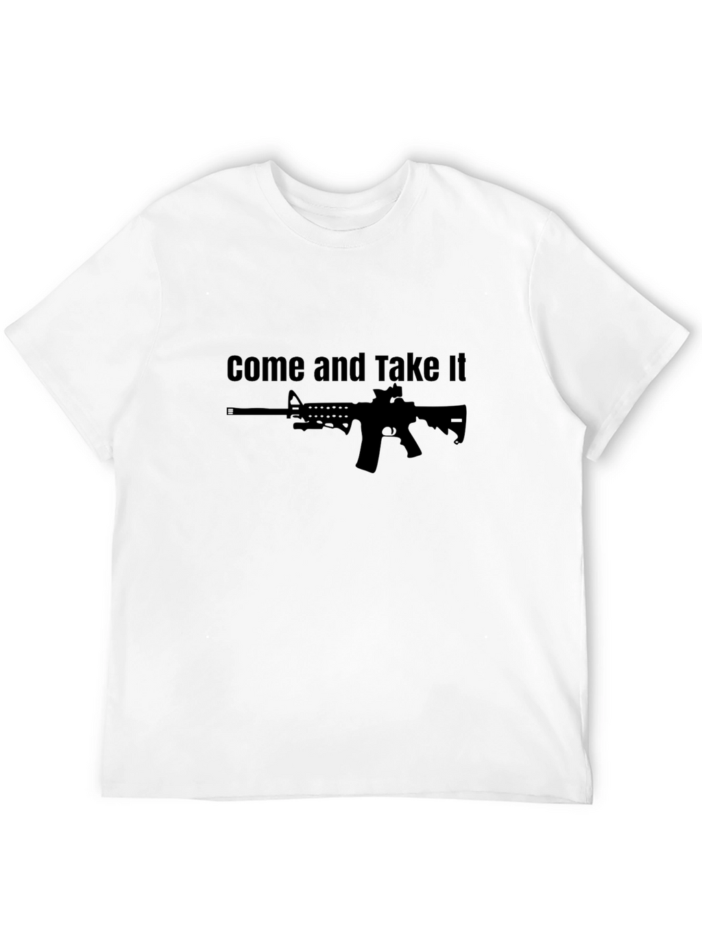 Come and Take It AR-15 Black T-Shirt