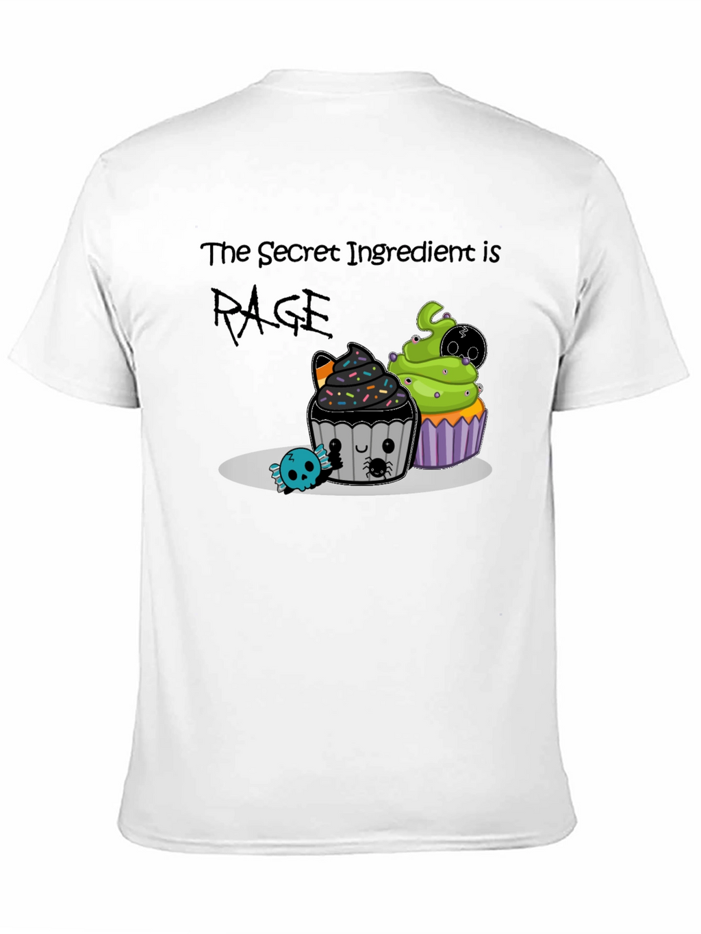 Rage Ingredient Halloween Cupcake Graphic Tee