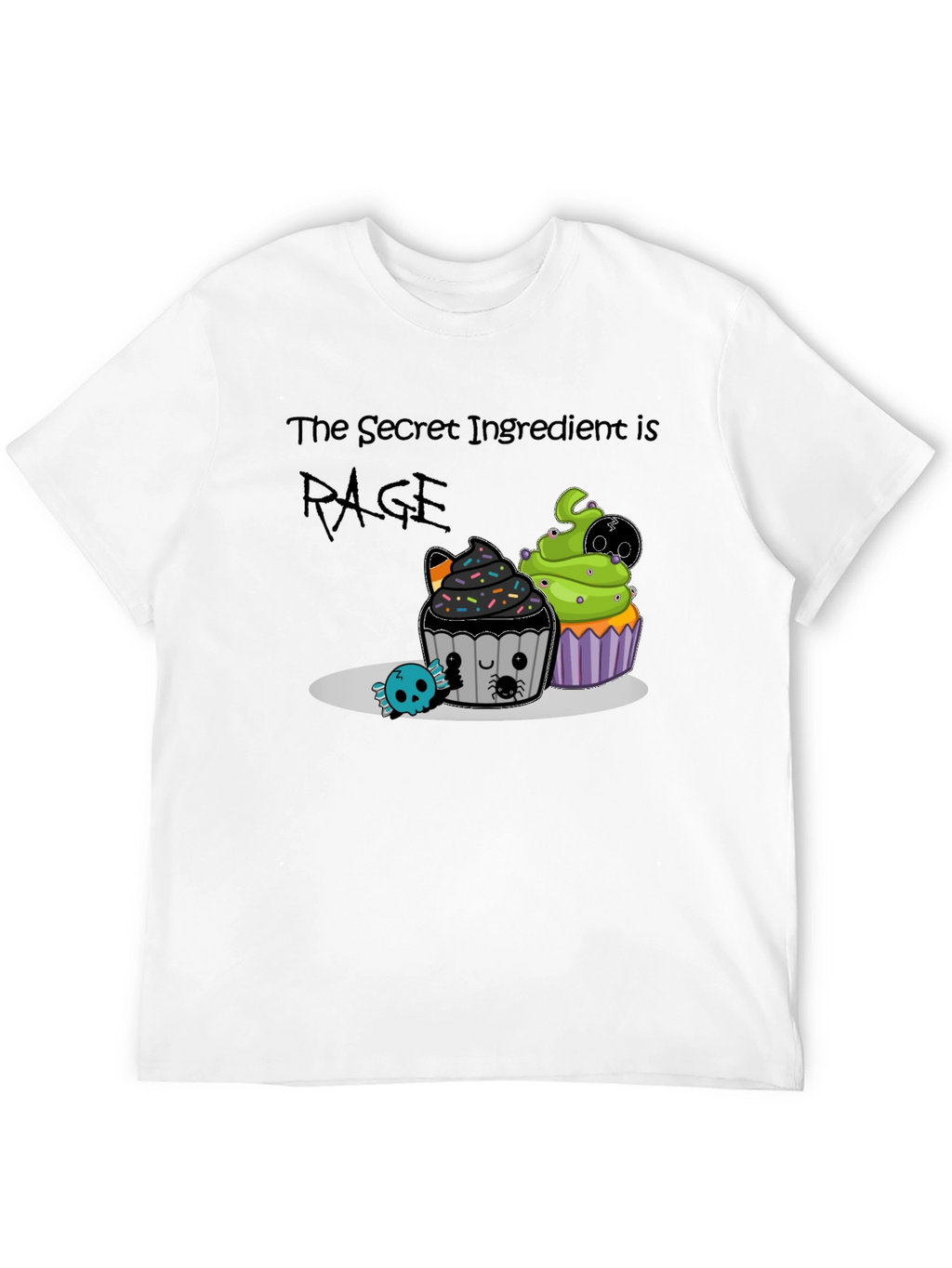 Rage Ingredient Halloween Cupcake Graphic Tee