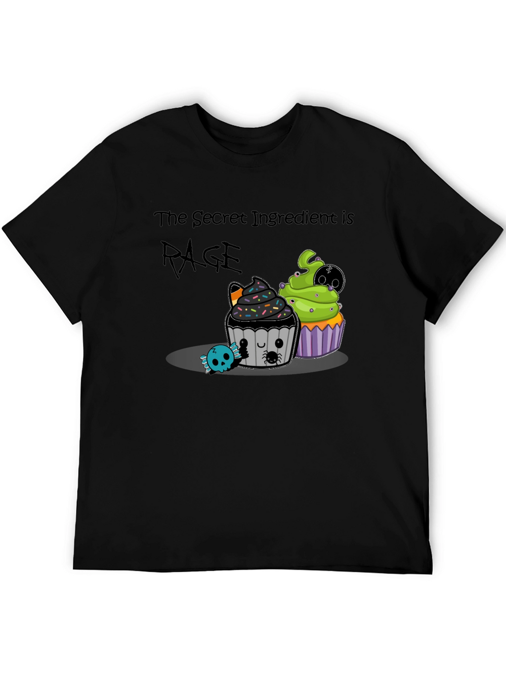 Rage Ingredient Halloween Cupcake Graphic Tee