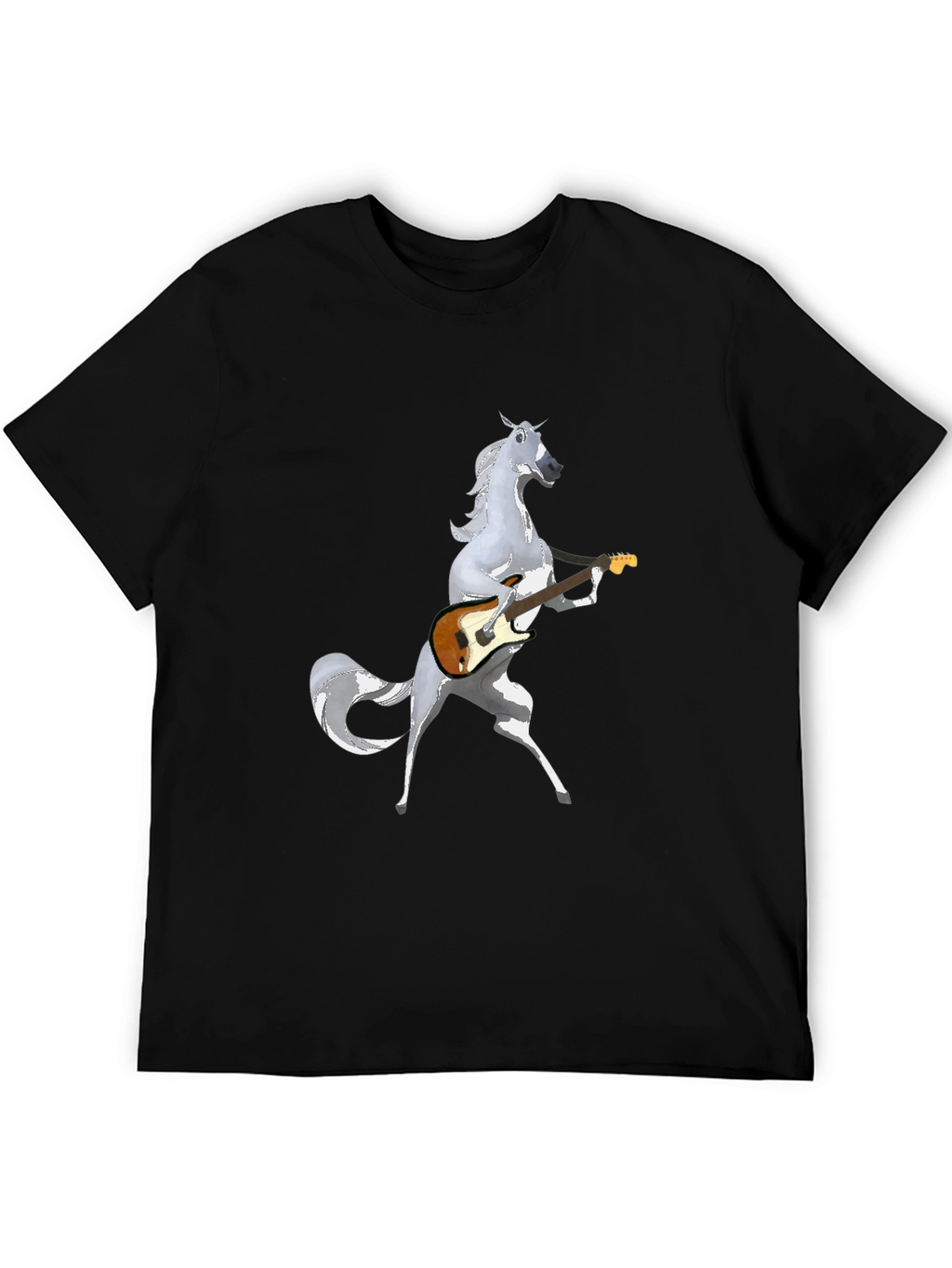 Horse Guitarist Graphic Tee