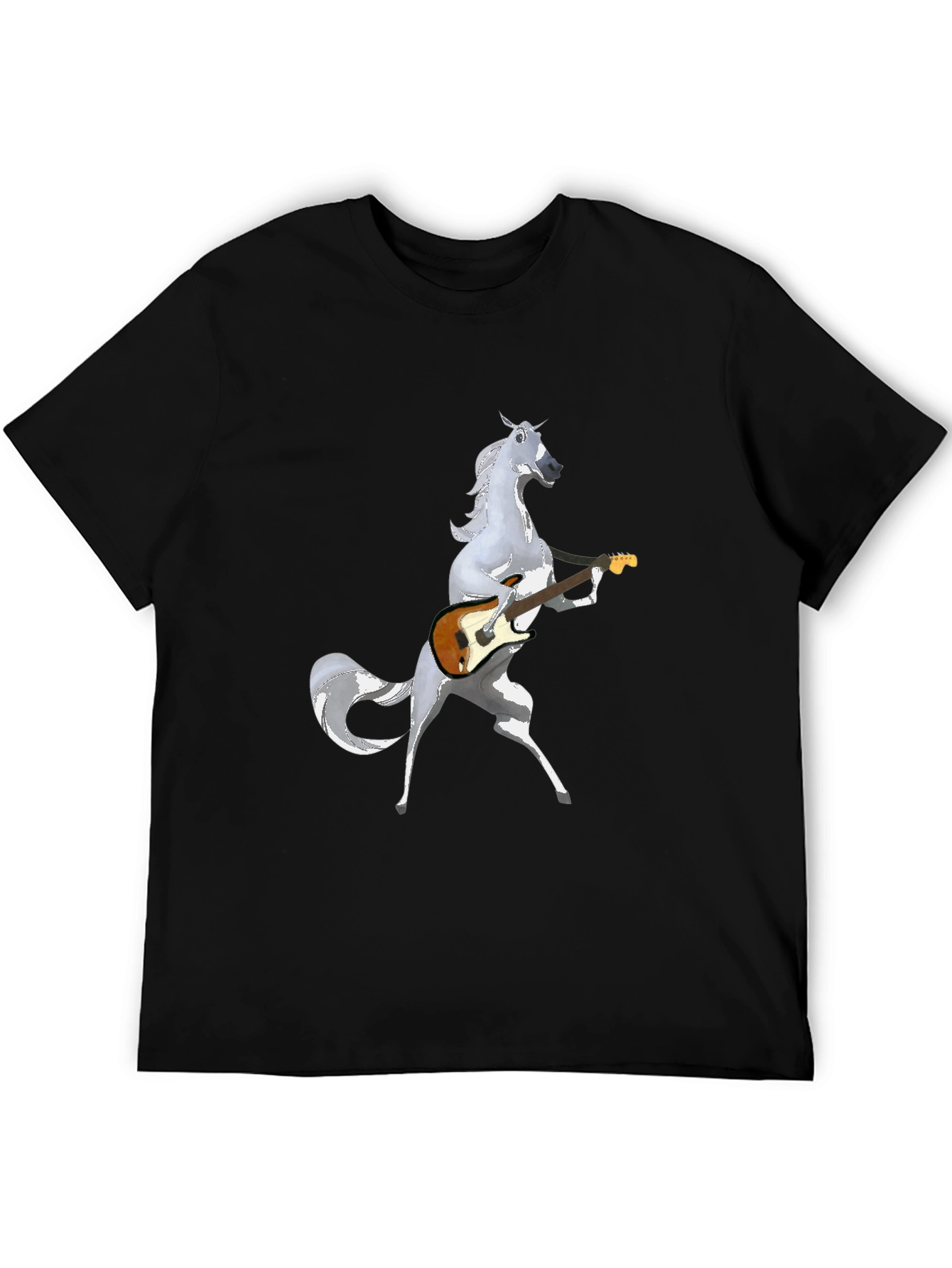 Horse Guitarist Graphic Tee