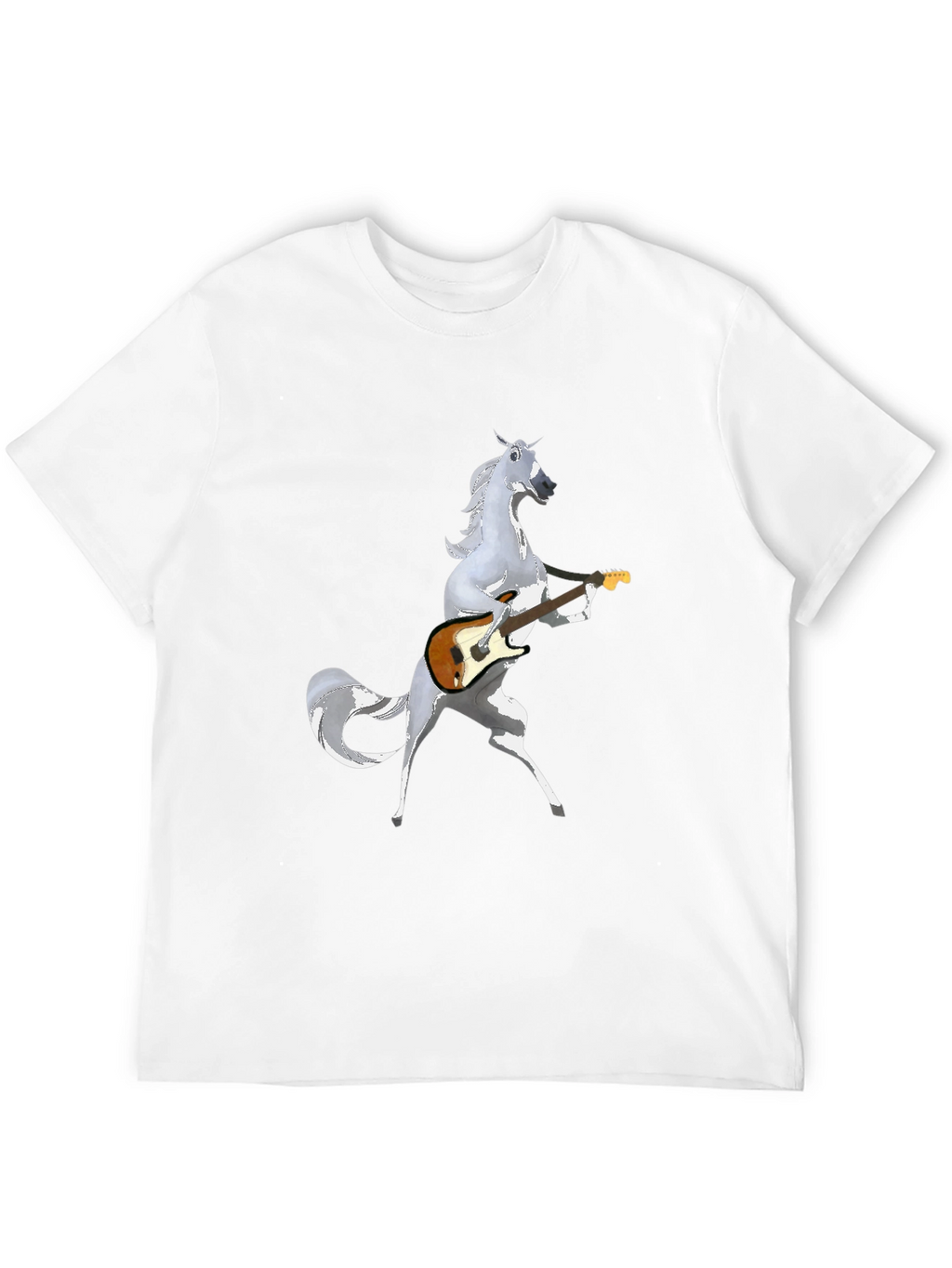 Horse Guitarist Graphic Tee