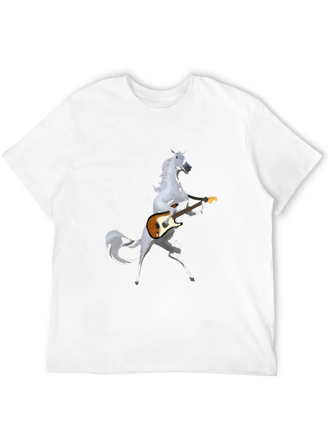 Horse Guitarist Graphic Tee