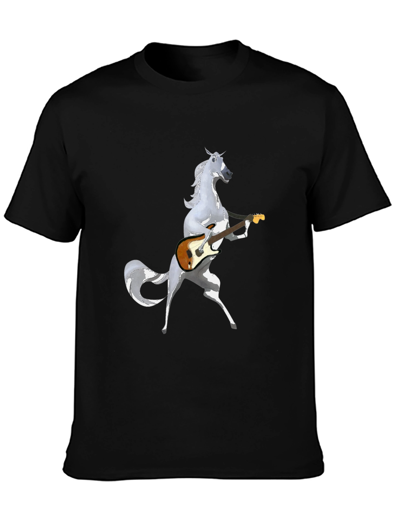 Horse Guitarist Graphic Tee