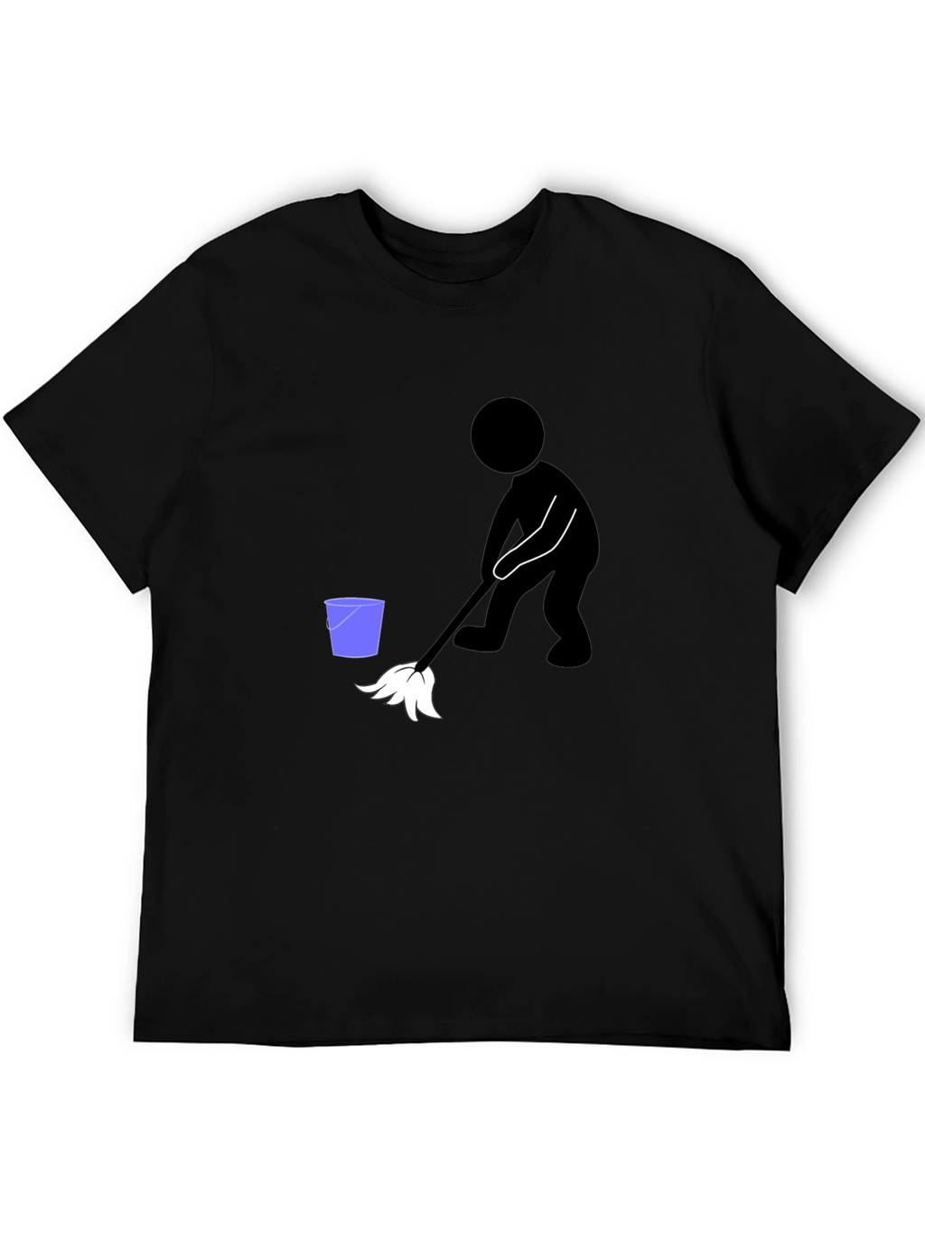 Funny Cleaning Crew Black T-Shirt