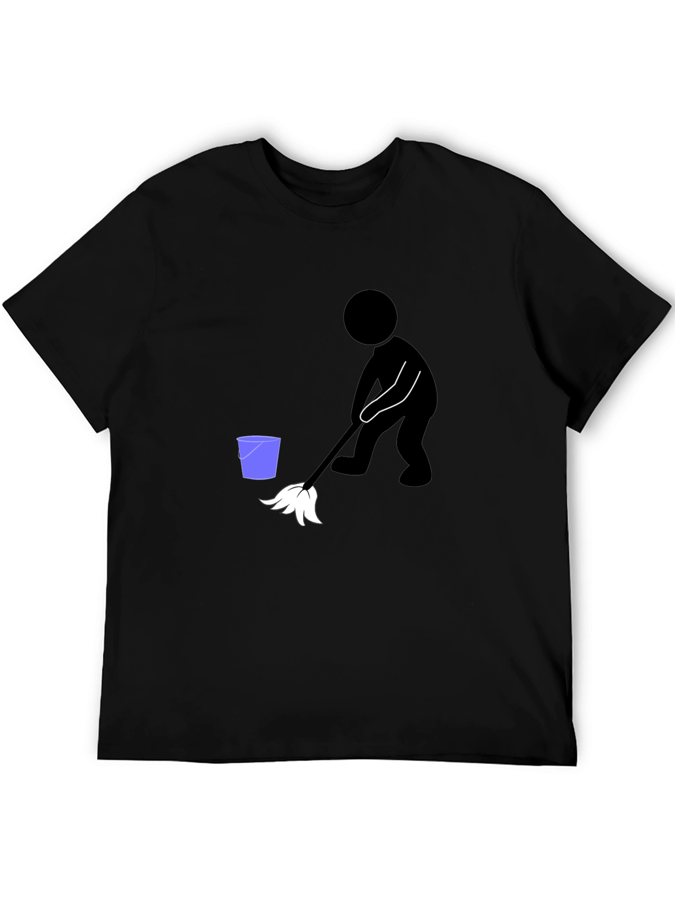 Funny Cleaning Crew Black T-Shirt