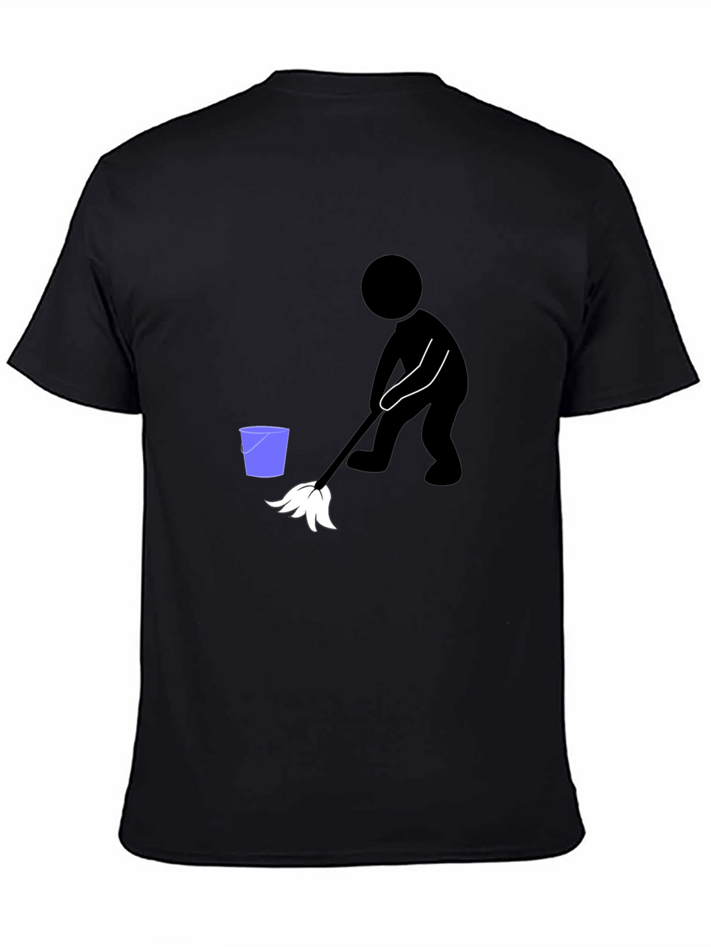 Funny Cleaning Crew Black T-Shirt