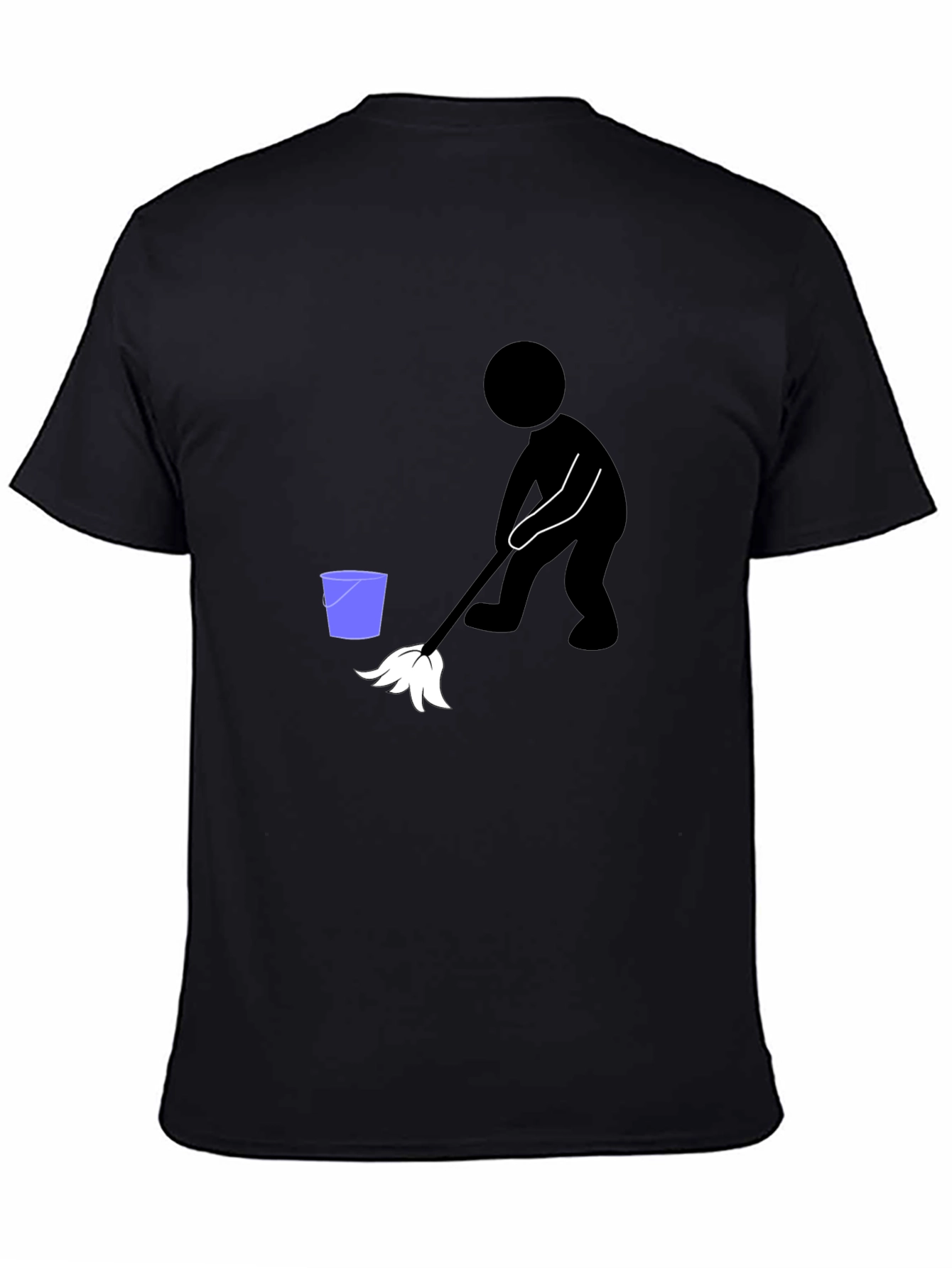 Funny Cleaning Crew Black T-Shirt