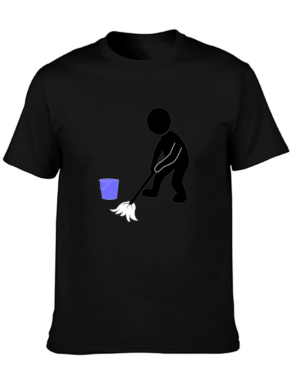 Funny Cleaning Crew Black T-Shirt
