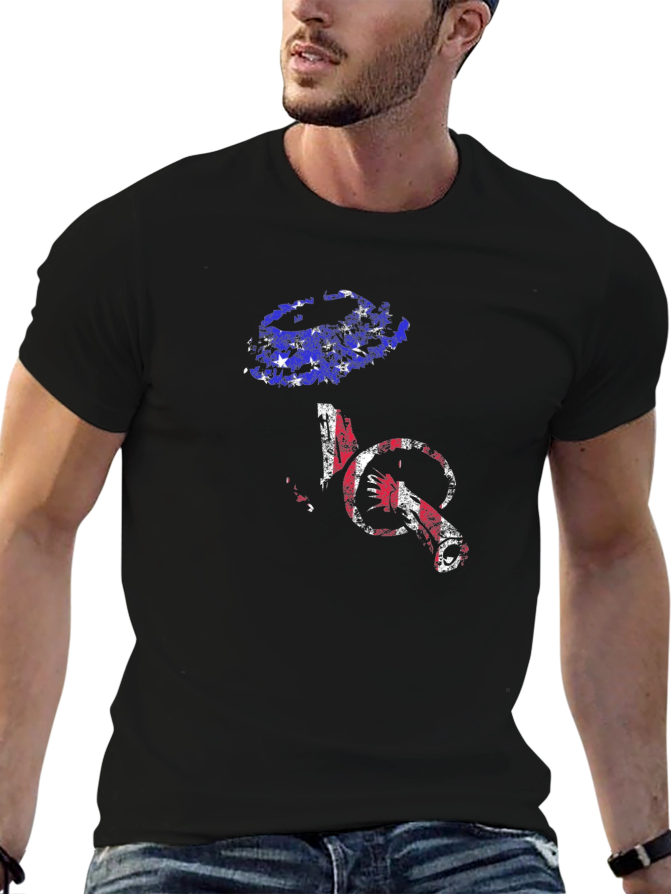 American Flag Disc Golf T-Shirt