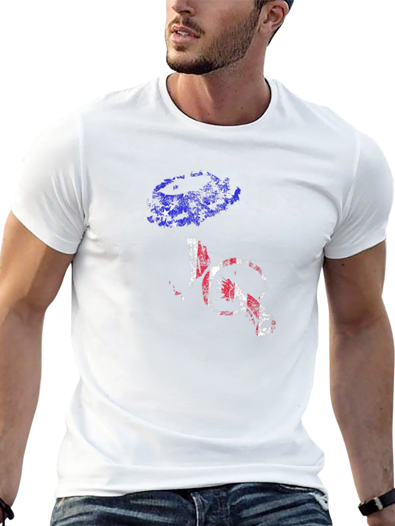 American Flag Disc Golf T-Shirt